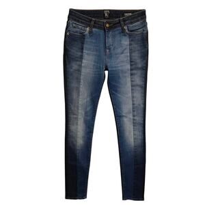 PRPS Jeans Womens Size 24 Blue Mid Rise Skinny Camaro Stretch Casual Edgy